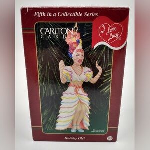 Carlton Cards (Love Lucy
Vintage Christmas Holiday Ole
Tree Ornament Home Decor